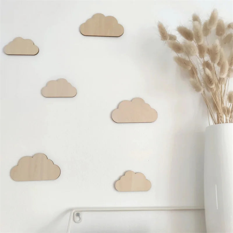 Stickers muraux en bois 3D