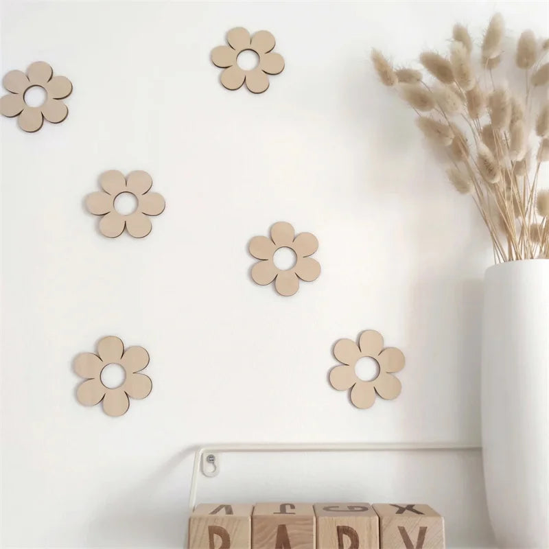 Stickers muraux en bois 3D